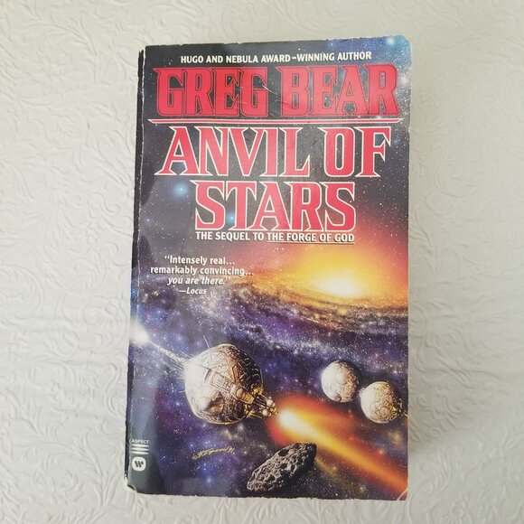 Lot of 6 Vtg Greg Bear Paperback Books Queen of Angels Morning Mars Anvil of Sta - Picture 6 of 11